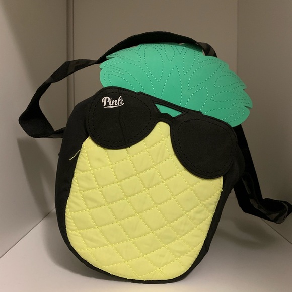 PINK Victoria's Secret Handbags - PINK pineapple “cooler” beach bag